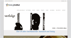 Desktop Screenshot of dialog-institut.ch